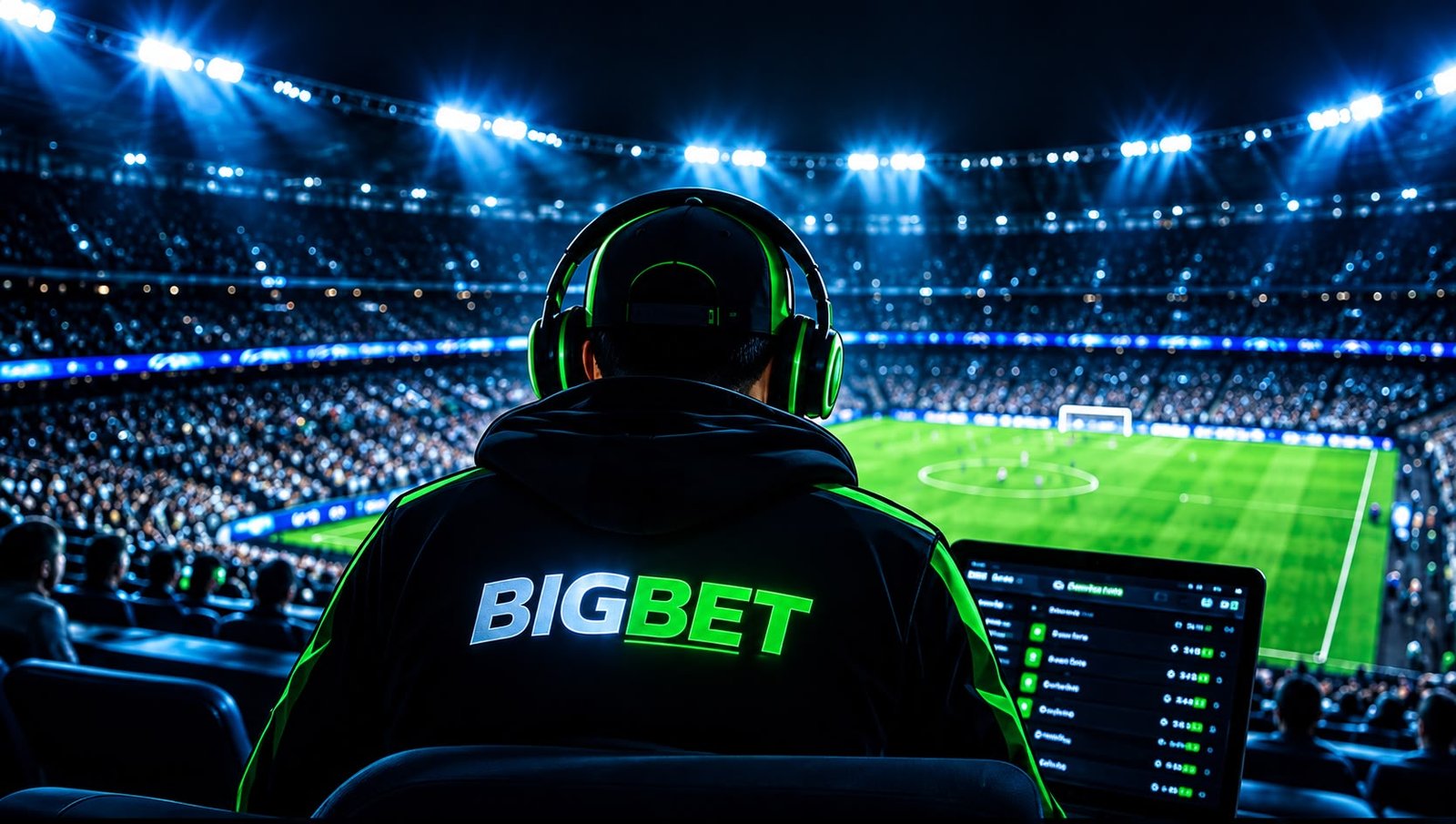 Analyse de football dans un stade